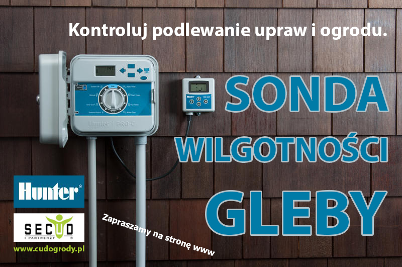 Kontroluj podlewanie upraw i ogrodu, Sonda wilgotności gleby , Olsztyn i Szczytno